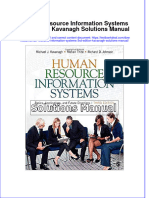 Full Human Resource Information Systems 3Rd Edition Kavanagh Solutions Manual Online PDF All Chapter