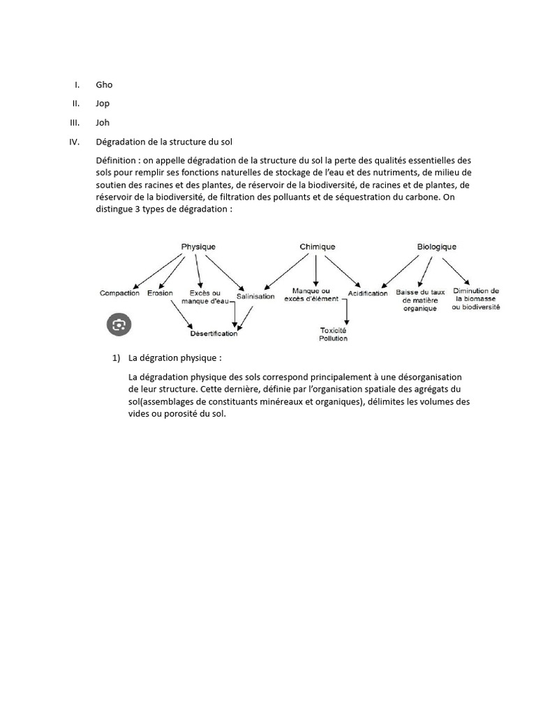 Dégradation des sols : enjeux et solutions | PDF | Sol (pédologie ...