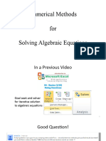 36 Roots of Algebraic Equation (1) - Intro