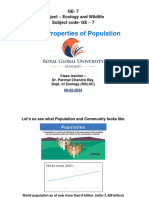 Properties of Population