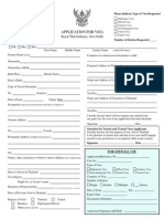 Visa Form