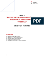 Tema 2 - El Proceso de La Planificación de La Comunicación Comercial Turística