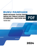 Buku Panduan Penyusunan Tugas Akhir Stai Syubbanul Wathon 2024