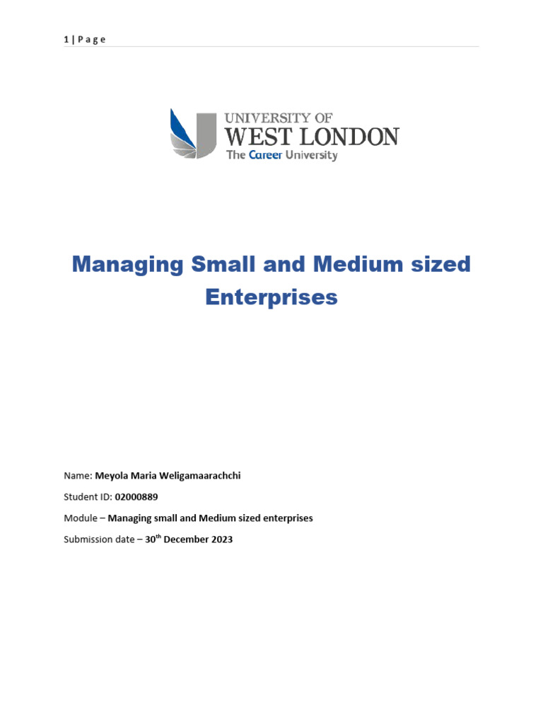 Growth Strategies for SMEs in Manufacturing | PDF | Small And Medium ...