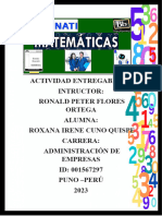 Actividad Entregable Iii Matematicas