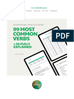 99 Verbs Cheatsheet