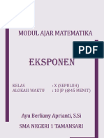 MODUL AJAR EKSPONEN AYU