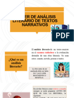 Taller de Análisis Literario de Narrativa