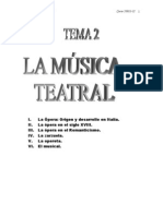 Musica Teatral.