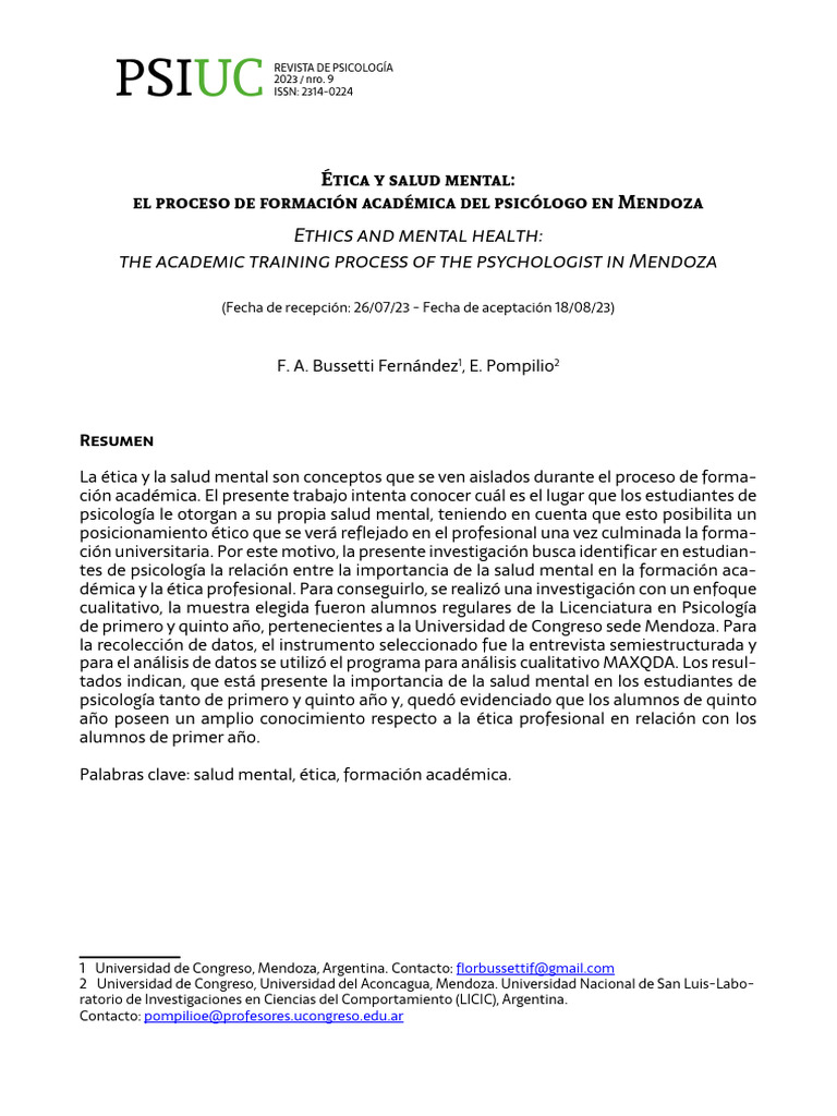 Ética-y-salud-mental | PDF | Sicología | Psicoterapia