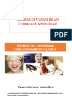 TECNICAS DERIVADAS DEL CONDICIONAMIENTO CLASICO (3)