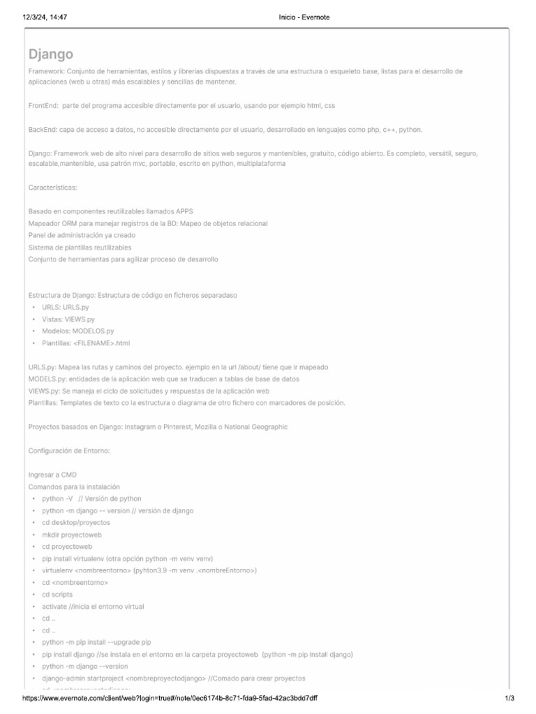 Django Framework | PDF