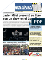 Javier Milei Presentó Su Libro Con Un Show en El Luna Park