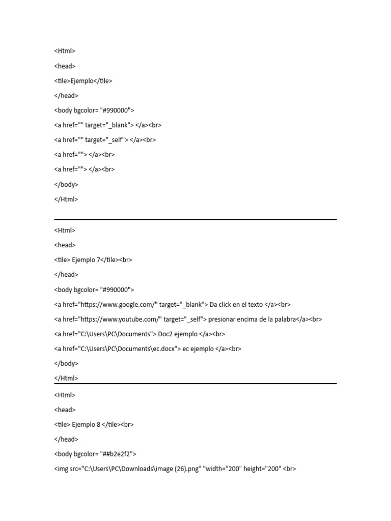 Html | PDF | Hipervínculo | Interfaces gráficas de usuario