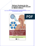 Full Ebook of Inhaled Delivery Systems For The Treatment of Asthma and Copd Donald A Mahler Editor Online PDF All Chapter