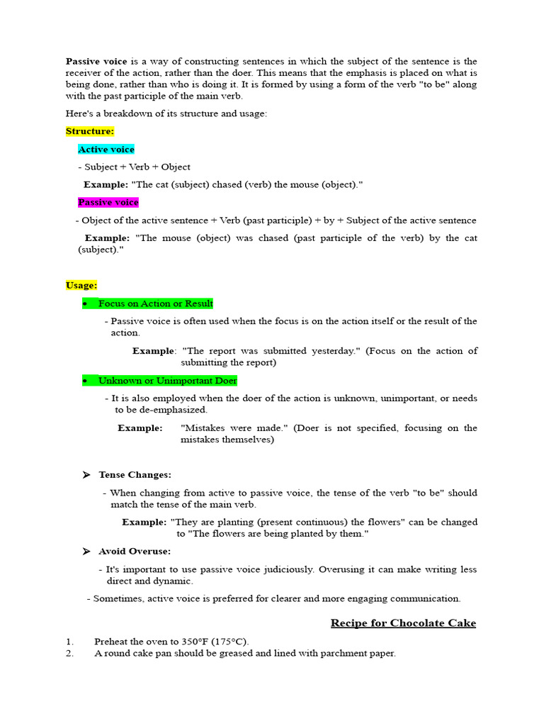 Private Course Download Free PDF Cakes Verb