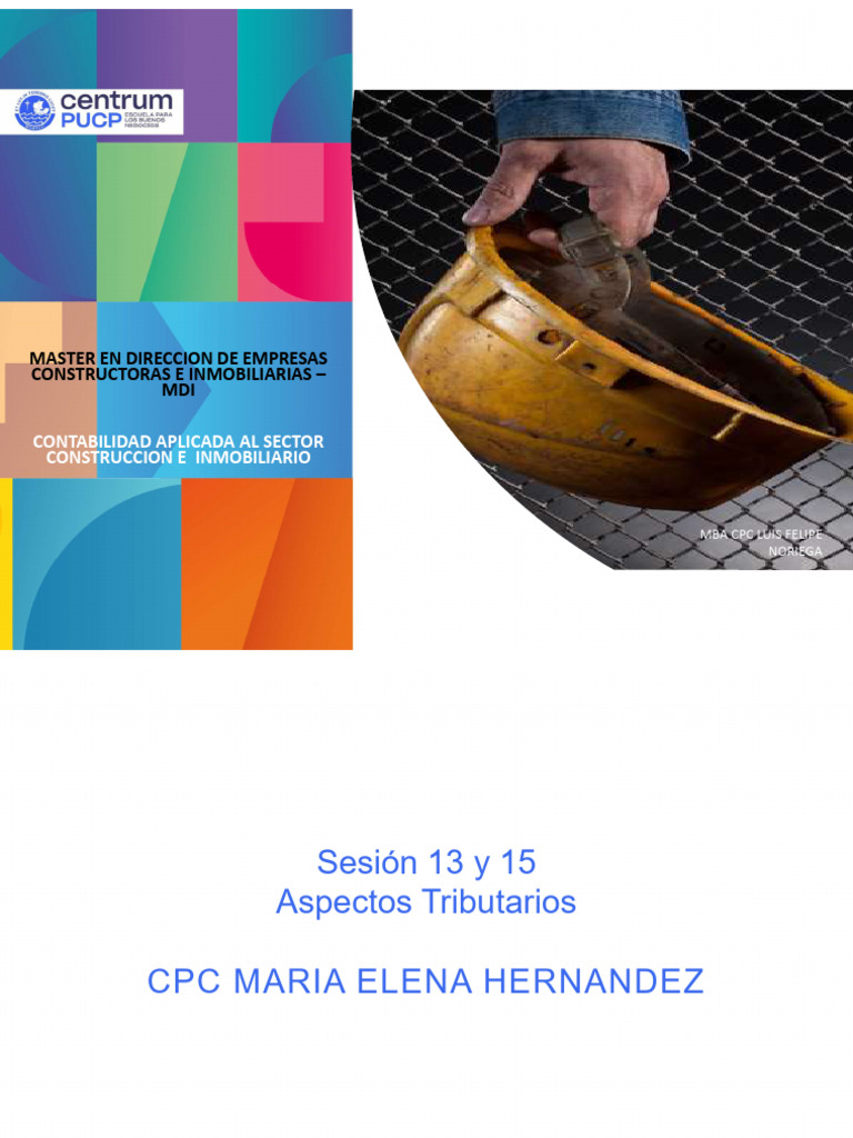 Aspectos Tributarios en Construcción | PDF | Impuestos | Impuesto sobre ...