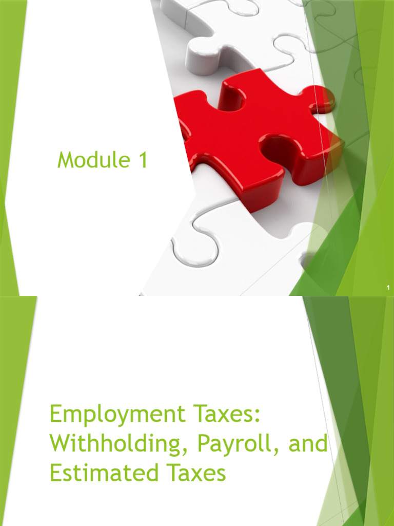 Employment Taxes Overview | PDF | Payroll Tax | Taxation In The United ...