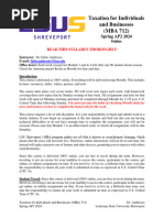 MBA712 Principles of Taxation For Individuals and Businesses Syllabus (Spring AP2 2024)
