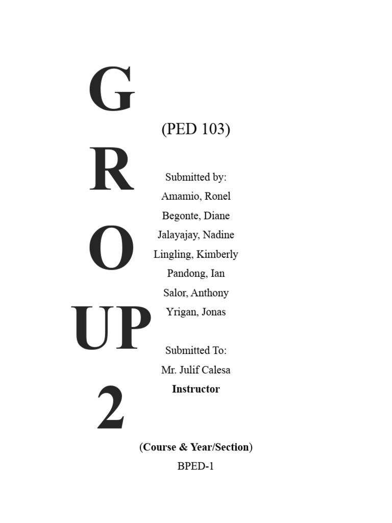 Ped 103 Interview Pdf Dances Information