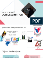 Job Description - Ridho