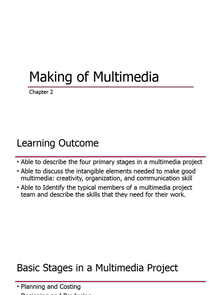 Intangible Needs in Multimedia Projects | PDF | Multimedia | Software