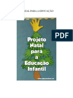 Projeto Natal para A Educação Infantil