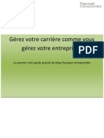 Pourquoi - Entreprendre - Gérez Sa Carrière Cest Comme Gérer Son Entreprise