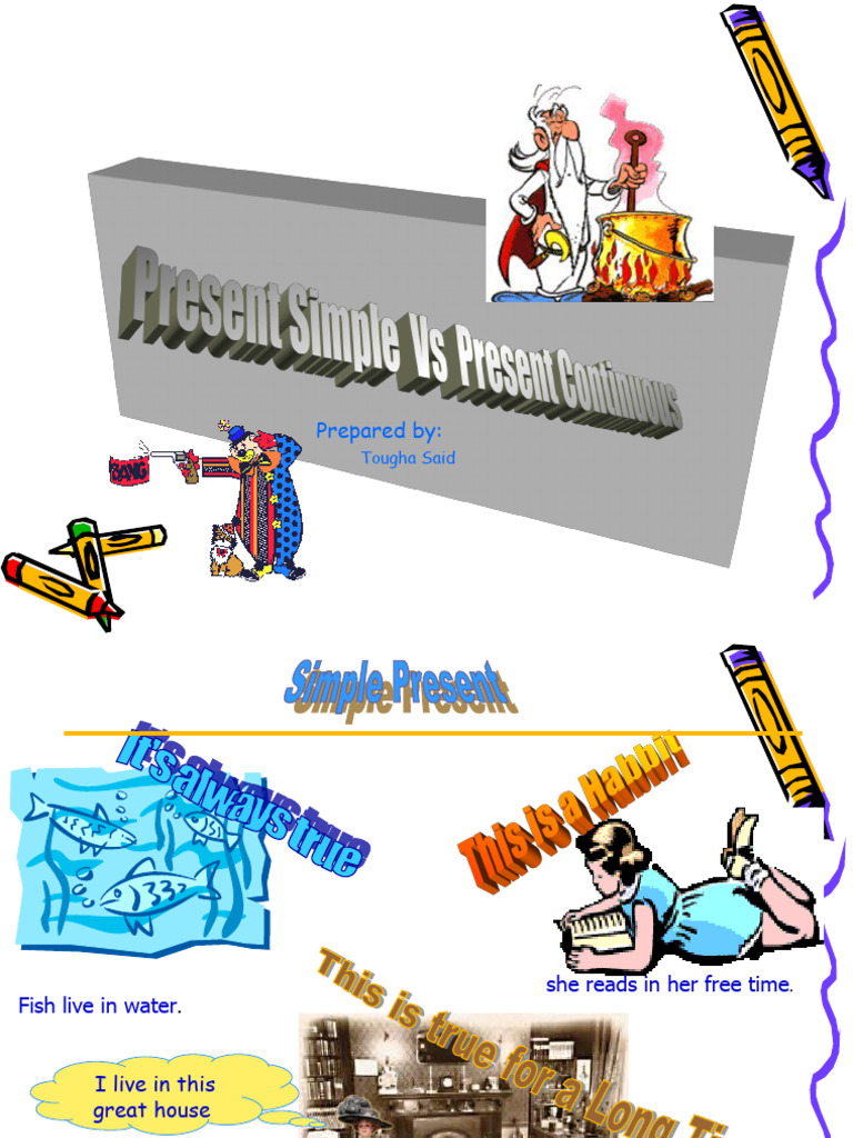 Present Simple vs Continuous Explained | PDF | Semantic Units ...