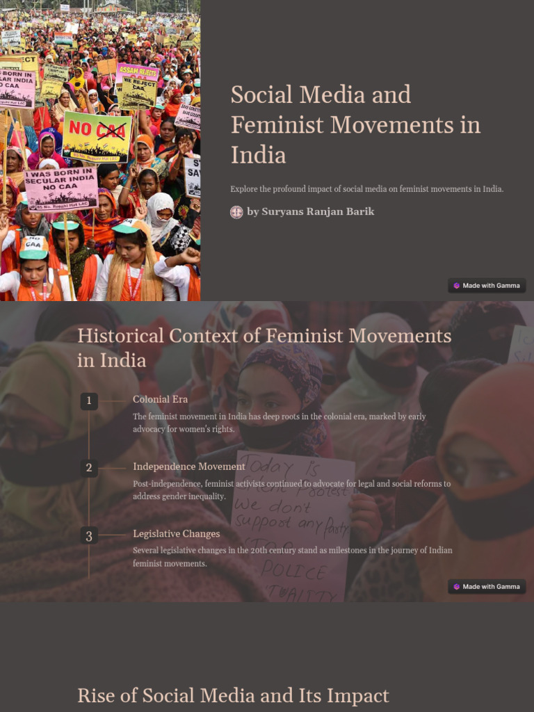 Social Media's Role in Indian Feminism | PDF | Gender Studies | Feminism