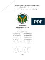 Riview Jurnal Media Sosial Sebagai Perangkat Public Relation Dan Branding