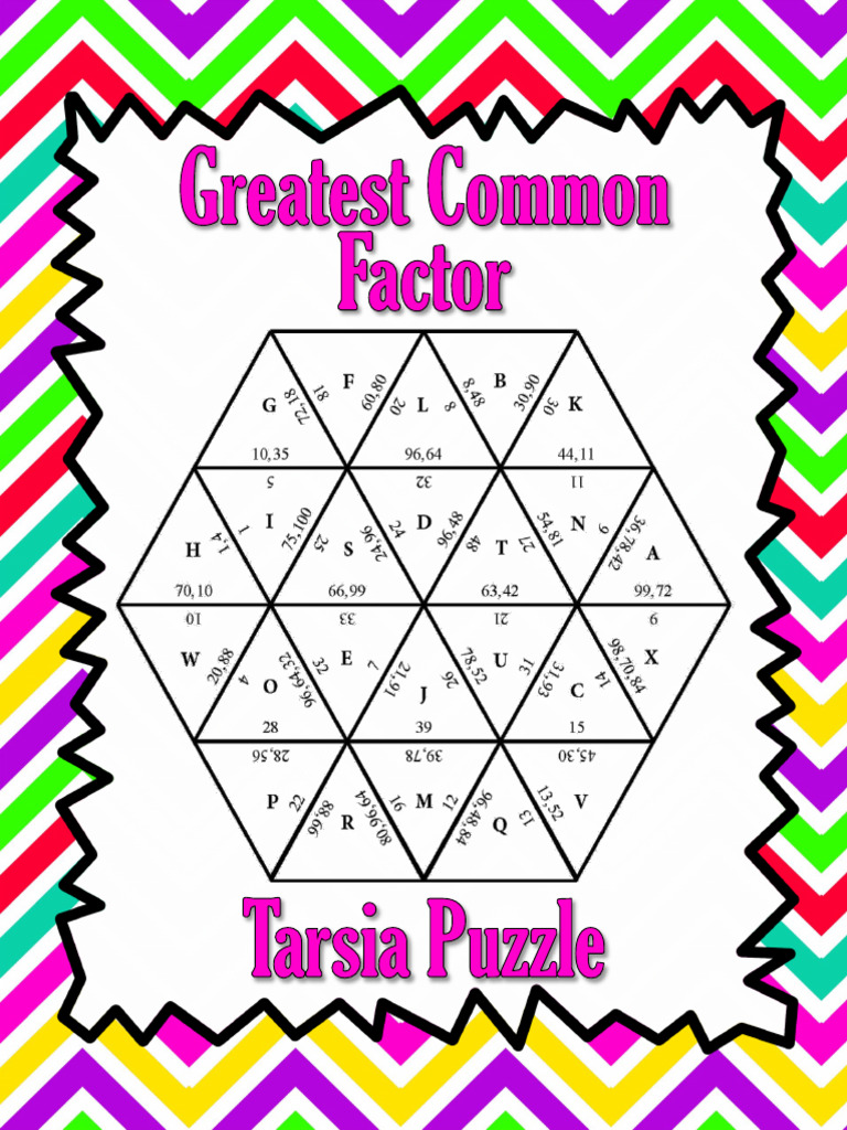 Tarsia Puzzle Gcc Pdf