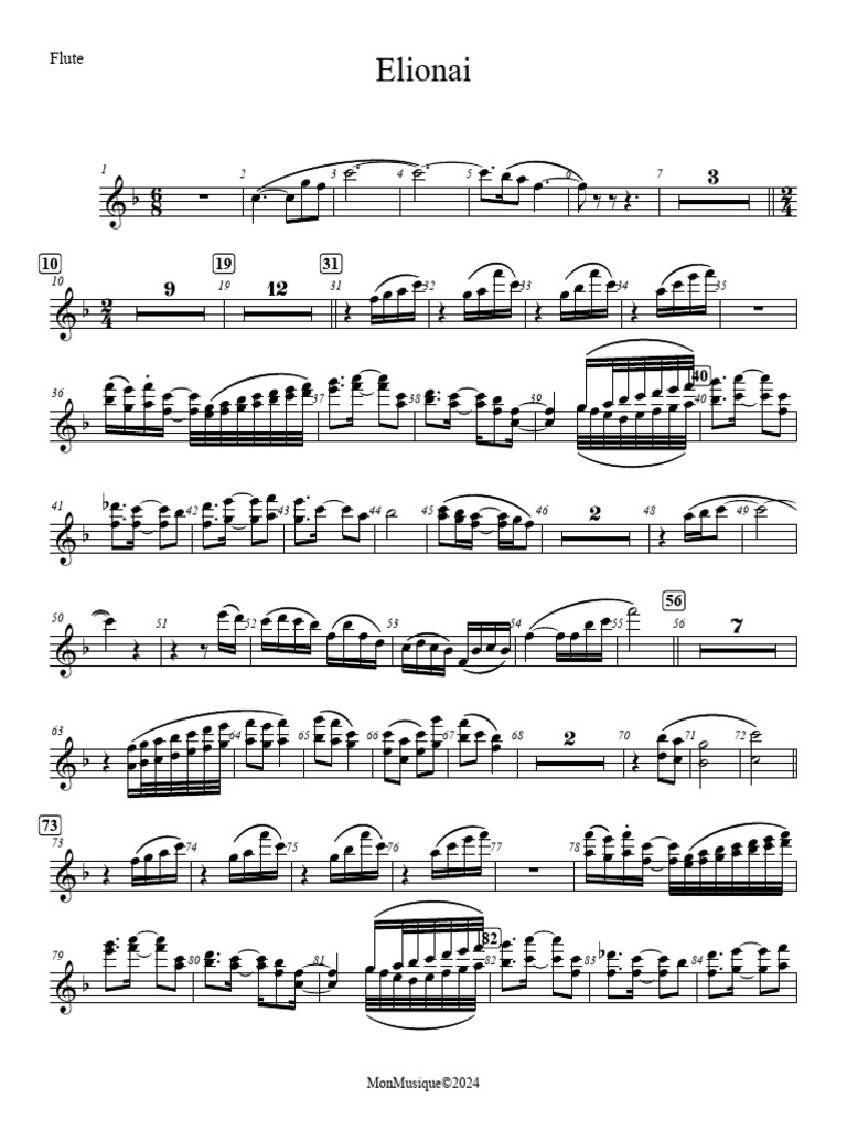 Flute Music Scores Collection | PDF