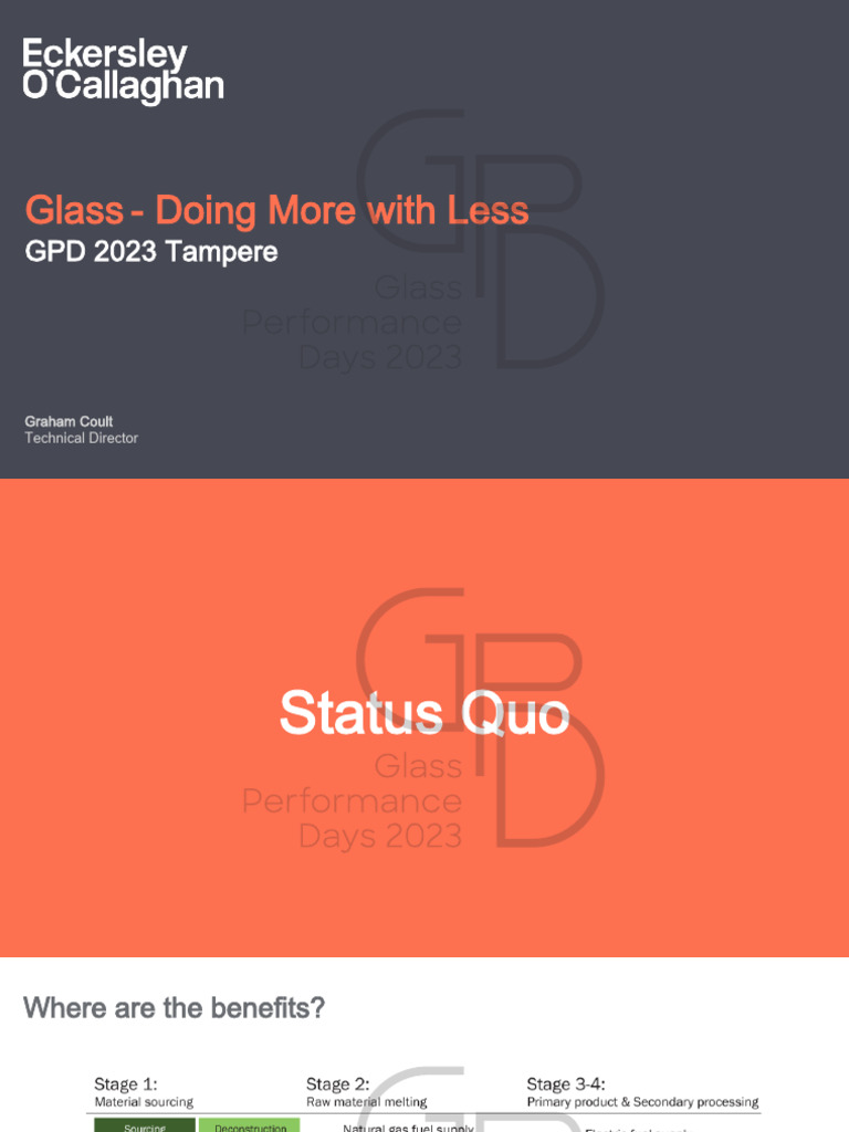 Glass - Doing More With Less | PDF | Glasses | Materials