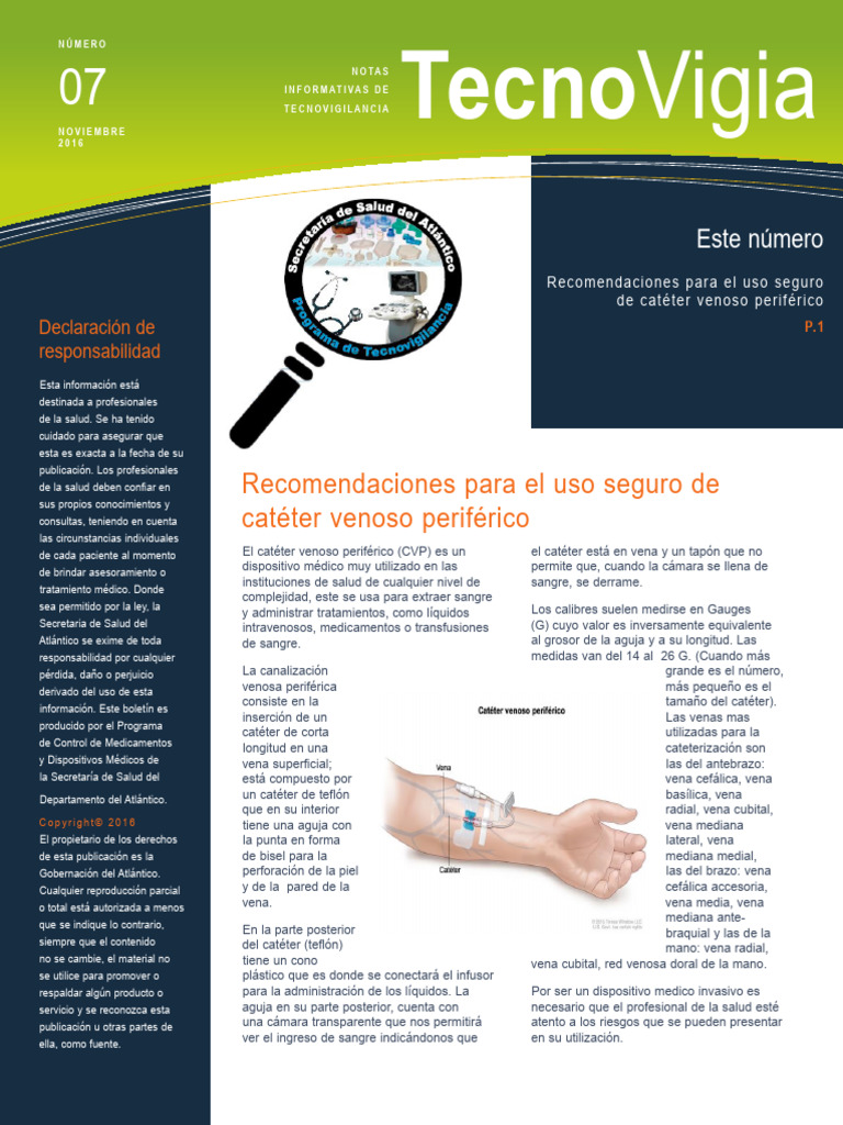 Tecno 7 2016 | PDF | Terapia intravenosa | Medicina