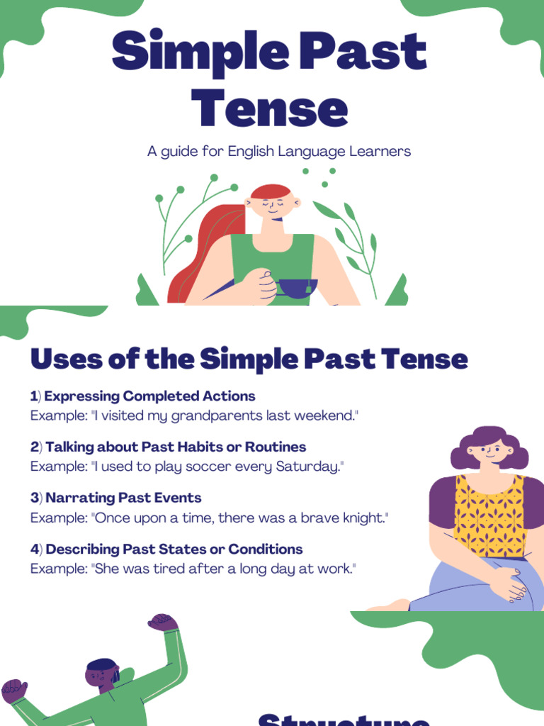 Bahasa Inggris Simple Past Tense Pdf Verb Grammatical Tense