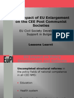 Assya Kavrakova - The Impact of EU Enlargement on the CEE Post Communist Societies