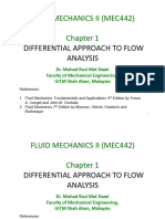 Chapter 1-Differential Approach To Flow Analysis