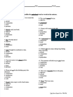 PDF 8 Partsof Speech Grammar Practice Test - Compress