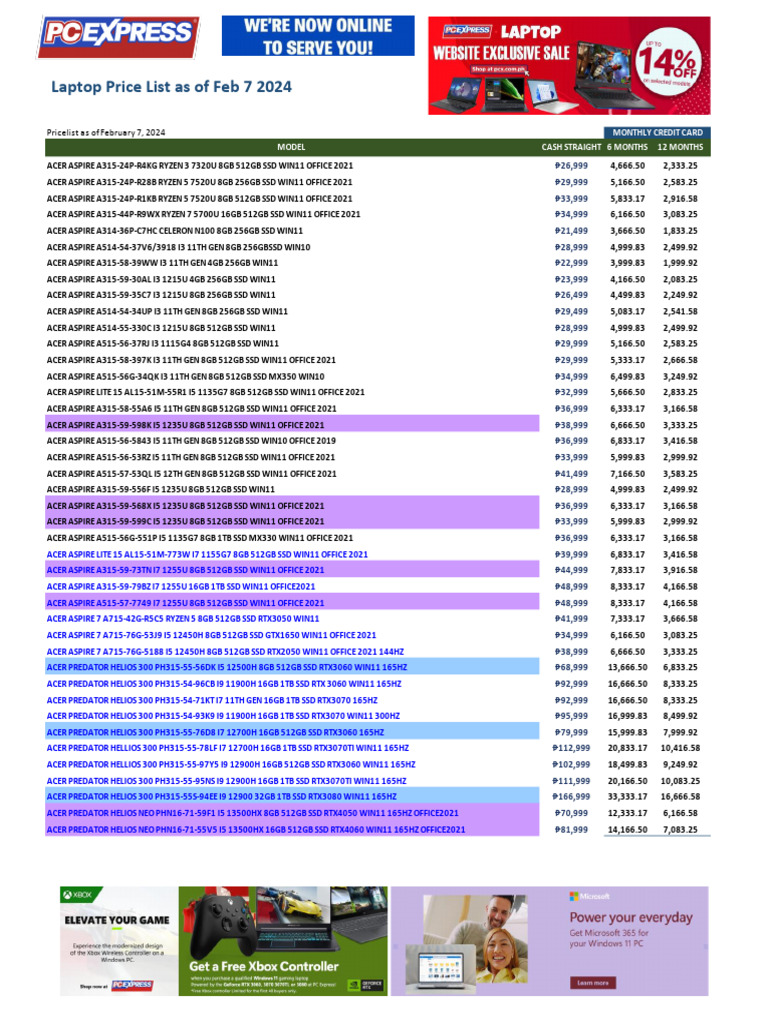 HP 14-em0105au Price: ₱174,995 | PDF | Microcomputers | Computer Hardware