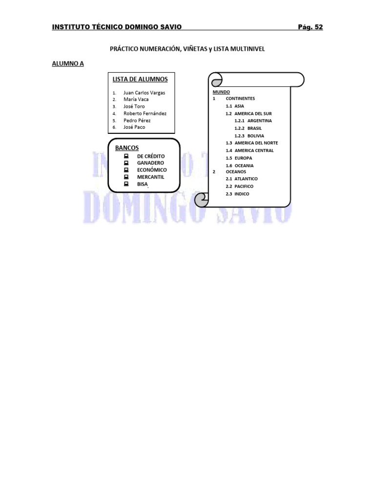CREAR UNA LISTA visual data 5