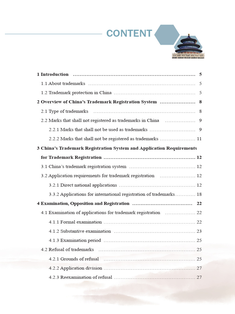 Trademark Protection in China Guide | PDF | Trademark | World ...