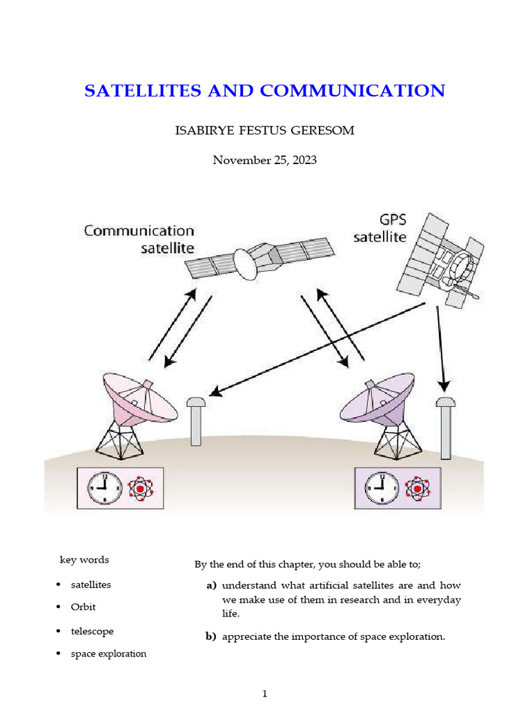 Satellites And Communication Download Free Pdf Natural Satellite