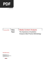 CARMA White Paper - Importance of Media Content Analysis