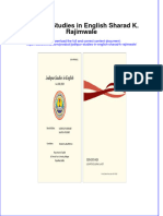 Download full ebook of Jodhpur Studies In English Sharad K Rajimwale online pdf all chapter docx 