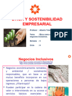 Semana 5 - La Ética Como Sustento de Los Negocios Inclusivos