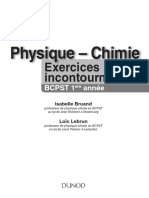 Physique-Chimie Exercices Incontournables BCPST