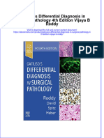 Full Ebook of Gattusos Differential Diagnosis in Surgical Pathology 4Th Edition Vijaya B Reddy Online PDF All Chapter