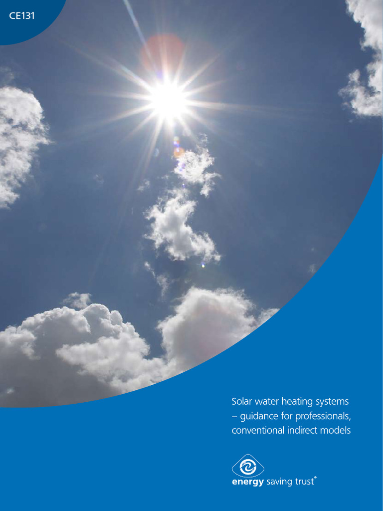 Guidelines for Solar Water Heating Systems | PDF | Water Heating ...