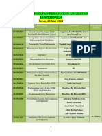 Rundown Kegiatan Penamatan Angkatan Lusperone24